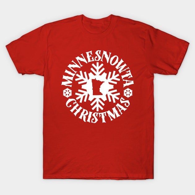 MinneSNOWta Christmas T-Shirt by BRAVOMAXXX